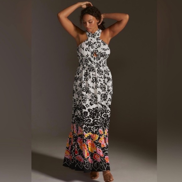 Anthropologie Plenty by Tracy Reese halter floral dress - Picture 2 of 5